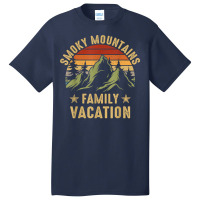 Smoky Mountains Family Vacation Hiking Camping Tennessee Tn T Shirt Basic T-shirt | Artistshot