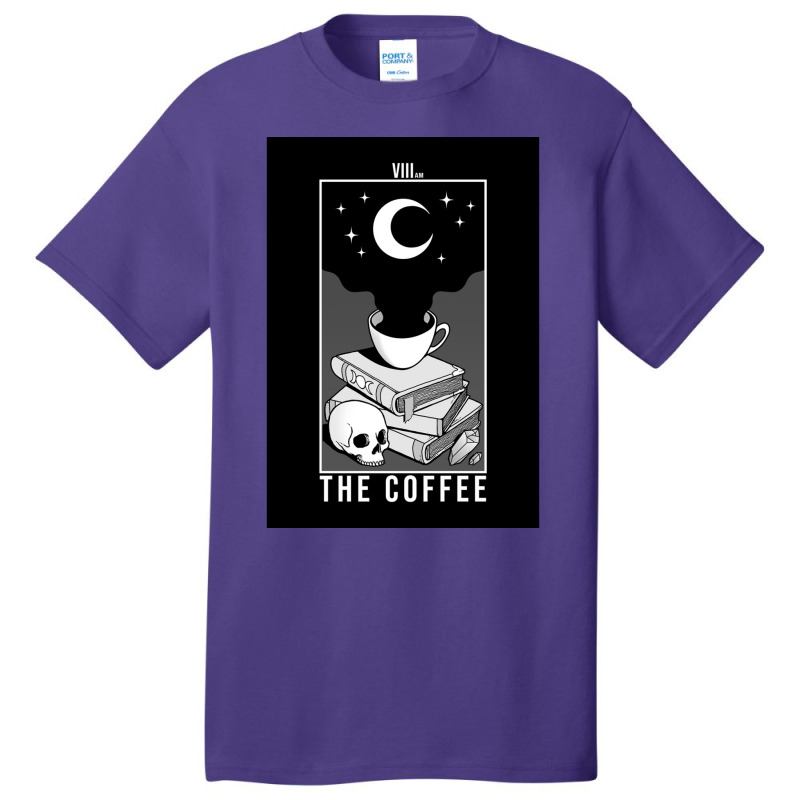 The Coffee Greeting Card Basic T-shirt by ALEXANDERVELAZQUEZ | Artistshot