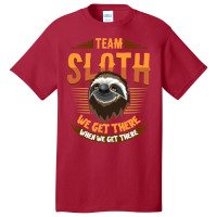 Sloth  For Slow Runners Running Teams ) Basic T-shirt | Artistshot