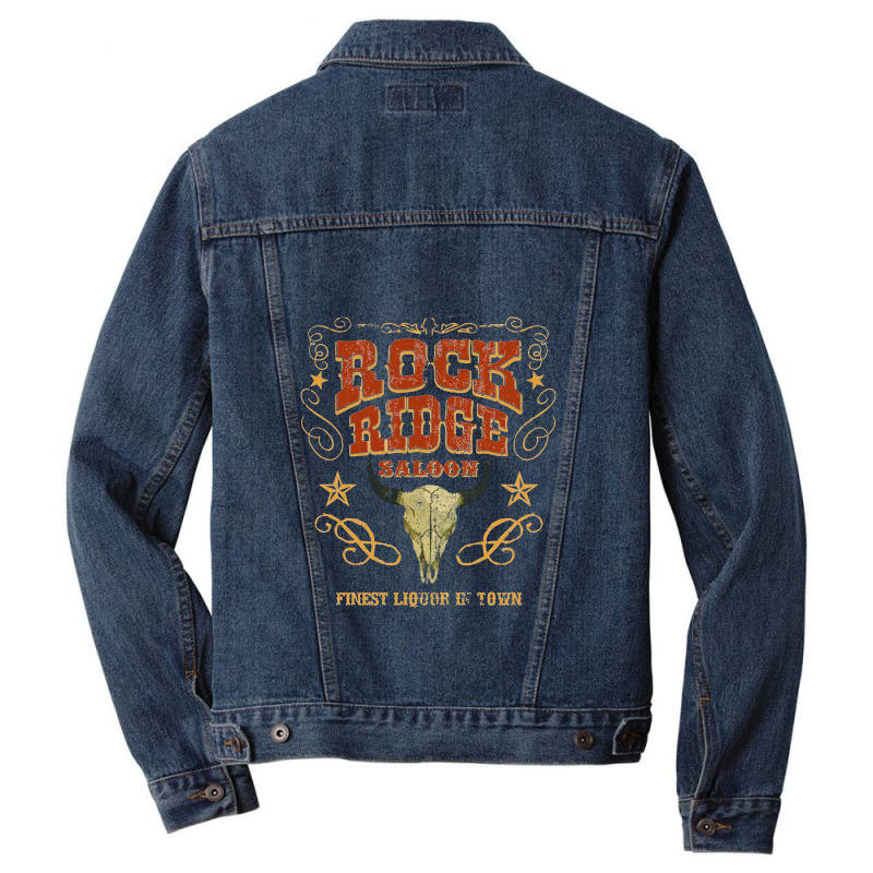 Rock Ridge Saloon, Blazing Saddles Men Denim Jacket by suramadukara | Artistshot