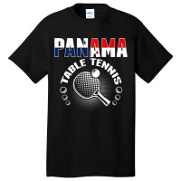 Panama Table Tennis Fans Jersey Panamanian Ping Pong Lovers Tank Top Basic T-shirt | Artistshot