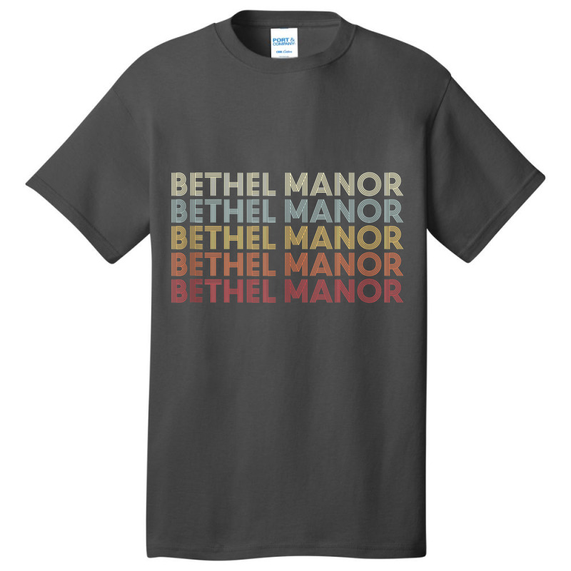 Bethel Manor Virginia Bethel Manor Va Retro Vintage Text Tank Top Basic T-shirt | Artistshot