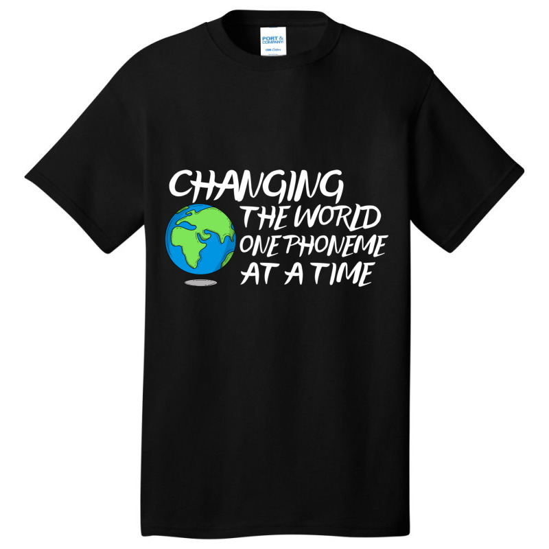 Changing The World One Phoneme At A Time  Dyslexia Awareness Day Basic T-shirt | Artistshot