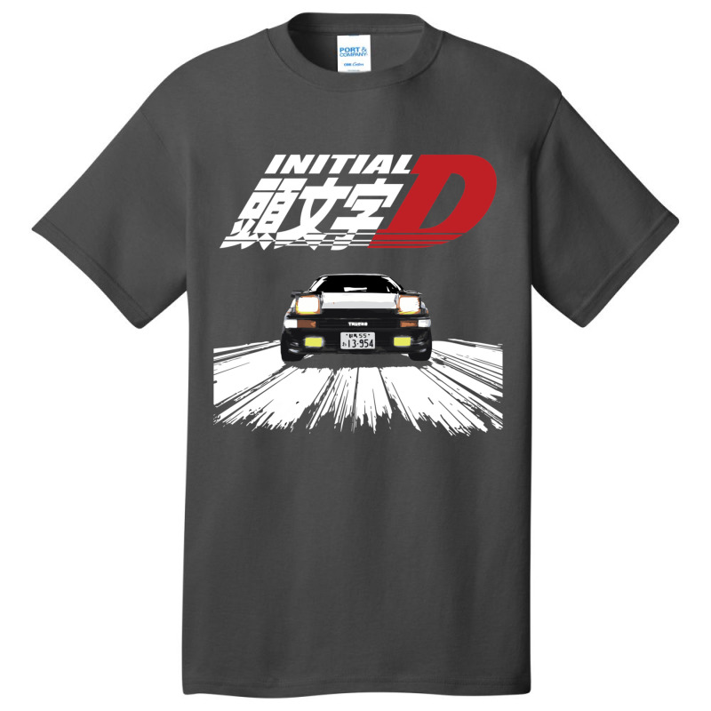 Initial D   Ae86 Chase Basic T-shirt by cm-arts | Artistshot