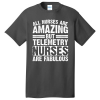 Telemetry Nurse Apparel | Funny Nurses Design Basic T-shirt | Artistshot