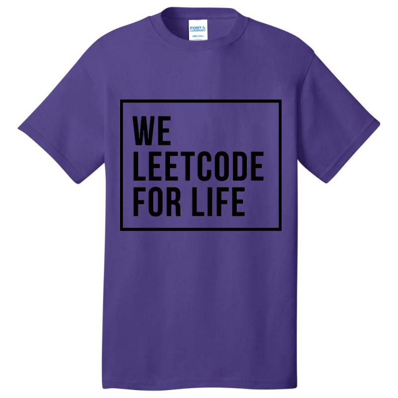 We Leetcode For Life Active Basic T-shirt | Artistshot