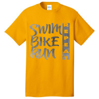 Swim Bike Run Repeat Basic T-shirt | Artistshot