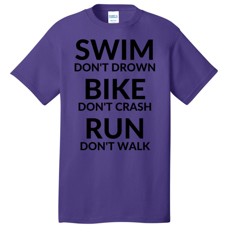 Swimbikerun Basic T-shirt by cm-arts | Artistshot