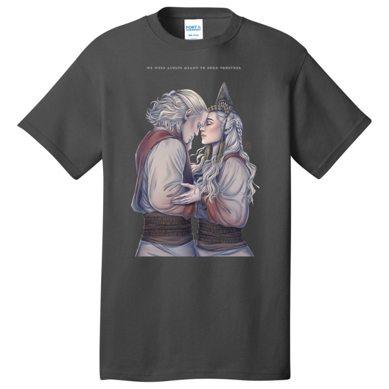 Daemon And Rhaenyra Basic T-shirt by cm-arts | Artistshot