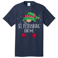 Womens St. Petersburg Gnome Family Matching Christmas Pajamas V Neck T Basic T-shirt | Artistshot