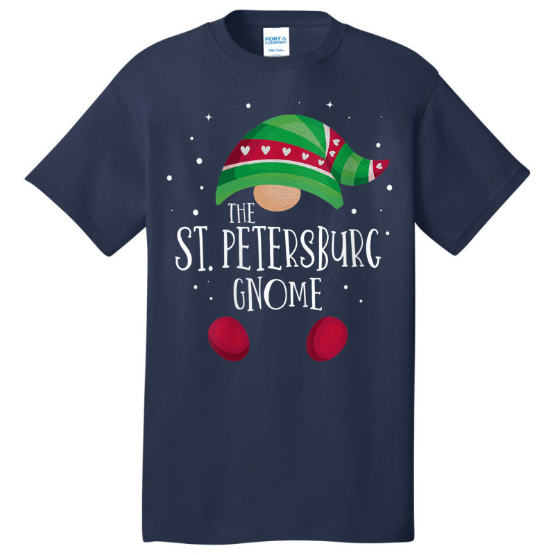 Womens St. Petersburg Gnome Family Matching Christmas Pajamas V Neck T Basic T-shirt by cm-arts | Artistshot