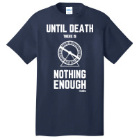 Until Death There Is Nothing Enough' (buddha) Hamster Wheel Basic T-shirt | Artistshot