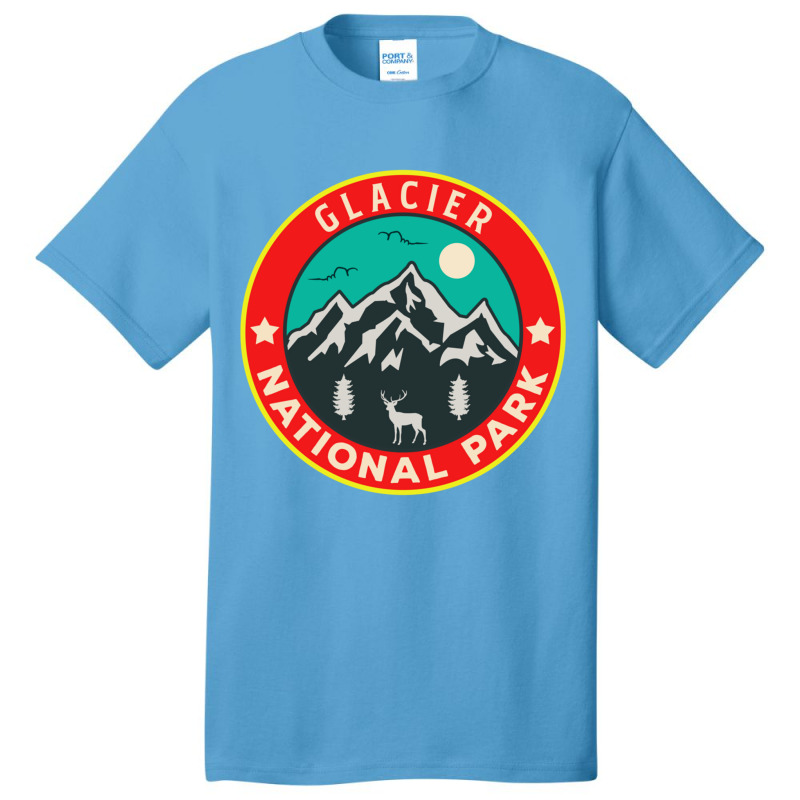 Glacier National Parkvintage Basic T-shirt by MONIQUEWORTH | Artistshot