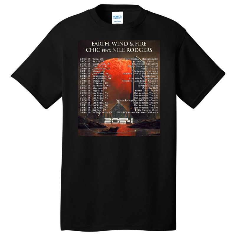 Earth, Wind & Fire 2054 Tour Basic T-shirt by butepolu880811 | Artistshot