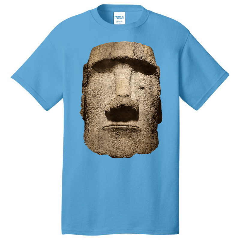 Easter Island Moai Statue Monolith World Mystery Basic T-shirt | Artistshot