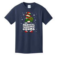 Medical Technician Gnome Emergency Worker Christmas Pajama T Shirt Basic Youth T-shirt | Artistshot