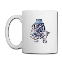 A Happy Mastiffdog Wearing A Coffee Mug | Artistshot