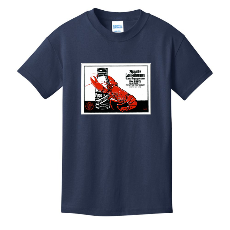 Seafood 1879 German Lobster Crawfish Crustacean Retro Long Sleeve T Sh Basic Youth T-shirt | Artistshot