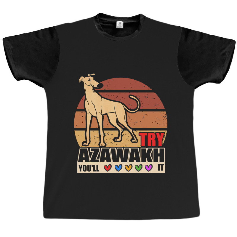 Azawakh Dog Graphic T-shirt by deepbox | Artistshot