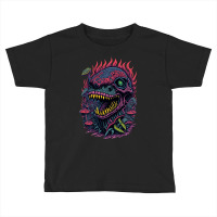 Dinosaur Skull Cyberpunk Toddler T-shirt | Artistshot