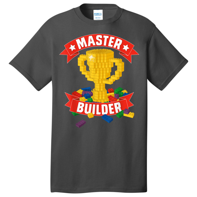 Master Builder Building Blocks Basic T-shirt by HailieKey | Artistshot