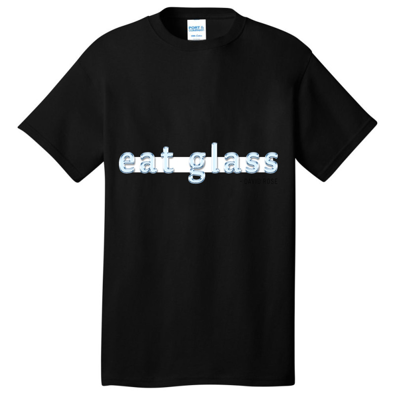 Eat Glass Basic T-shirt by JULIUSGERADEAU | Artistshot