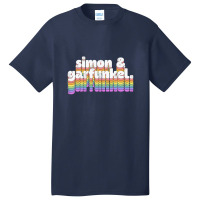 Simon Amp Garfunkel Retro Aesthetic Design Basic T-shirt | Artistshot