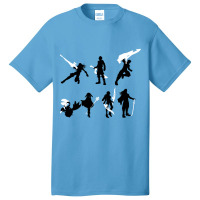 Xenoblade Party Silhouette Ver. 2 Basic T-shirt | Artistshot