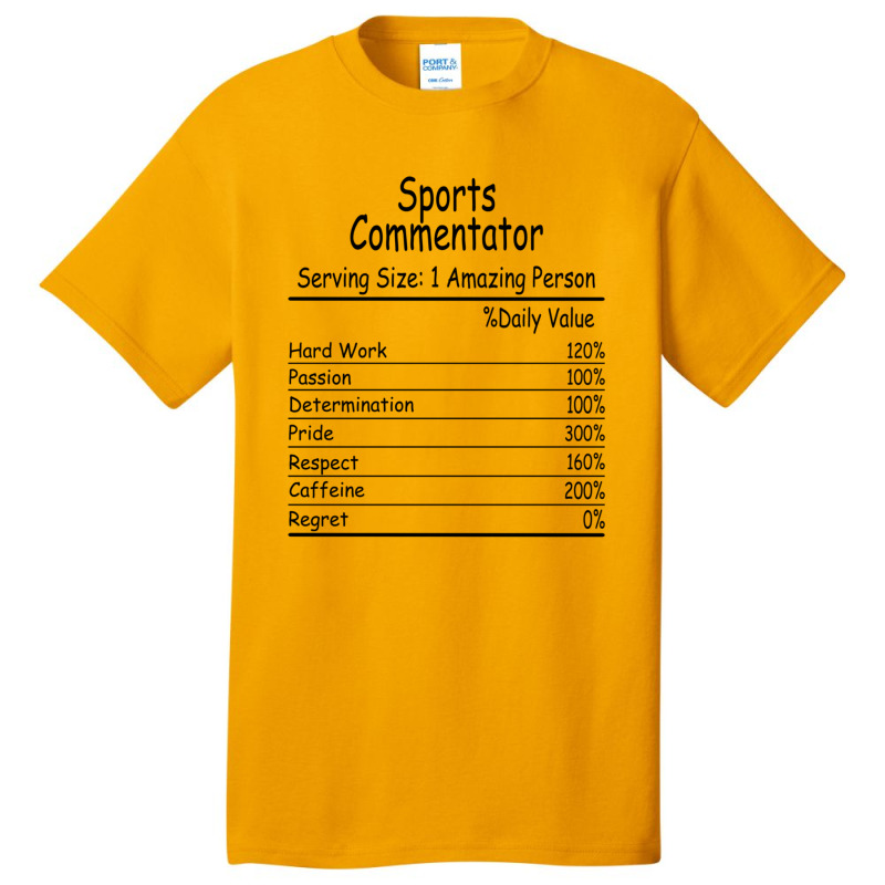 Sports Commentator Amazing Person Daily Value Basic T-shirt | Artistshot