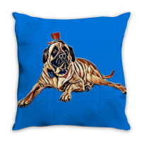 A Funny Photo Of A Large Engl Throw Pillow | Artistshot