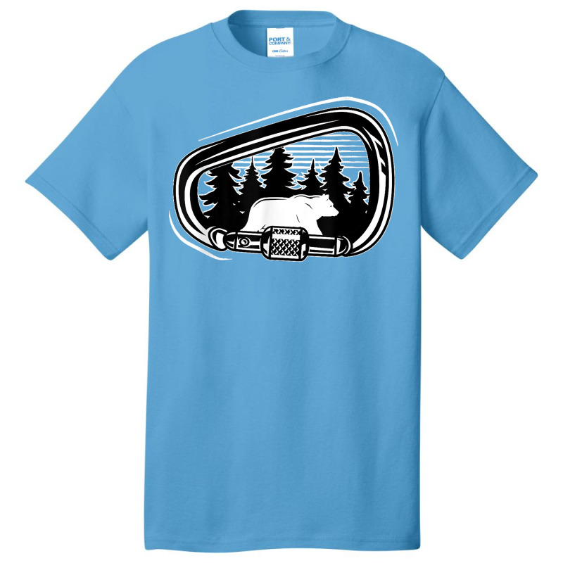 Carabiner Hook Bear I Camping Climbing Mountaineering Hiking Basic T-shirt | Artistshot