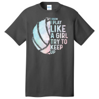 Volleyball Sport Lover Funny Volleyball Design Girls Women Youth Teen  Basic T-shirt | Artistshot