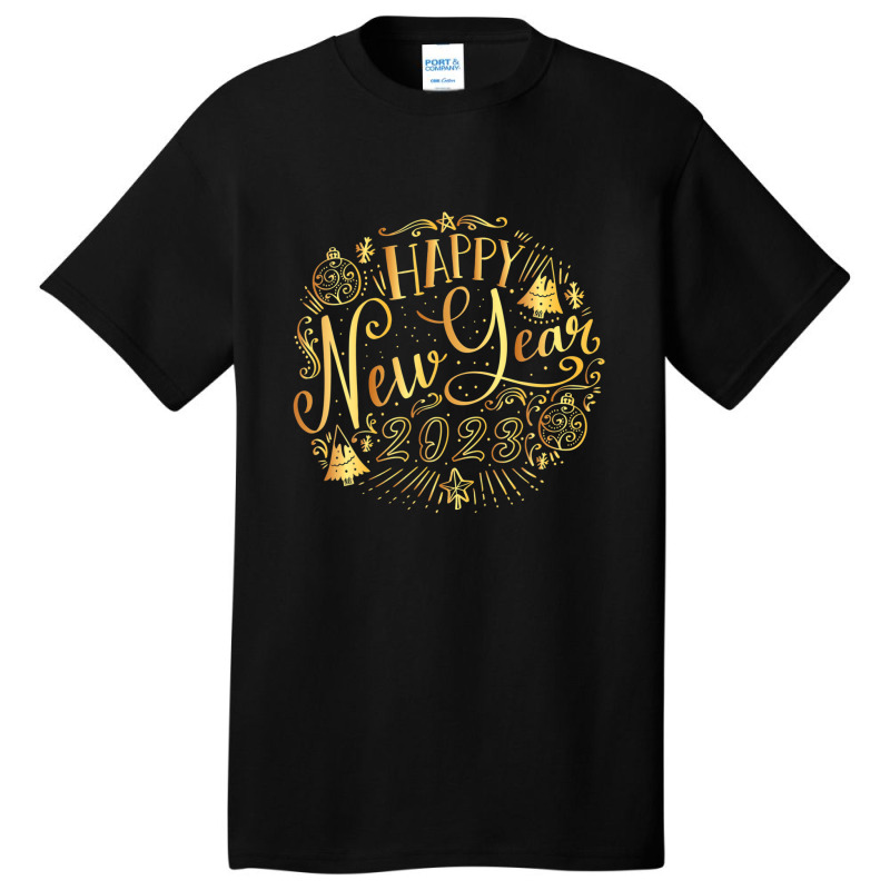 Happy New Year 2023 Basic T-shirt | Artistshot