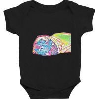 A Close-up Photo Of The Face Baby Bodysuit | Artistshot