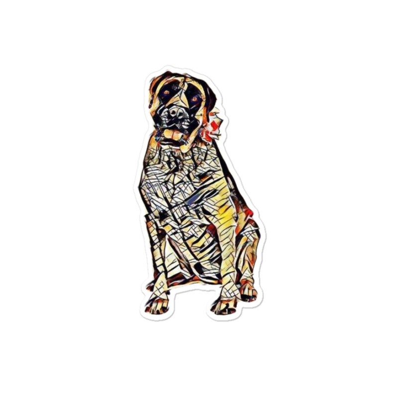 A Pretty Large Breed English Sticker | Artistshot