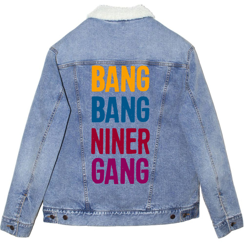 Bang Bang Niner Gang Unisex Sherpa-lined Denim Jacket | Artistshot