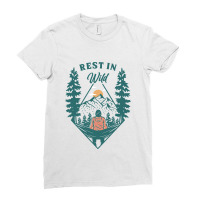 Rest In Wild Ladies Fitted T-shirt | Artistshot