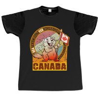 Beaver Canada Flag Graphic T-shirt | Artistshot