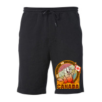 Beaver Canada Flag Fleece Short | Artistshot