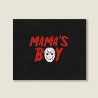 Mama´s Boy I Wish It Was Friday Halloween Landscape Canvas Print | Artistshot