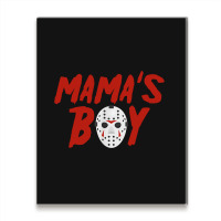 Mama´s Boy I Wish It Was Friday Halloween Metal Print Vertical | Artistshot