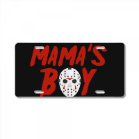 Mama´s Boy I Wish It Was Friday Halloween License Plate | Artistshot