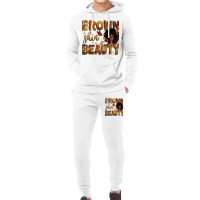 Brown Skin Beauty Hoodie & Jogger Set | Artistshot