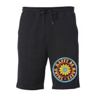 Think Happy Be Happy Fleece Short | Artistshot