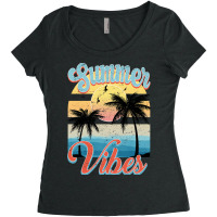 Summer Vibes Women's Triblend Scoop T-shirt | Artistshot