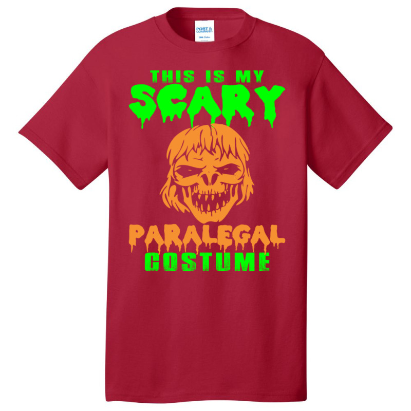 This Is My Scary Paralegal Costume Halloween Basic T-shirt | Artistshot