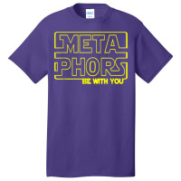 Metaphors Be With You Funny English Teacher Basic T-shirt | Artistshot