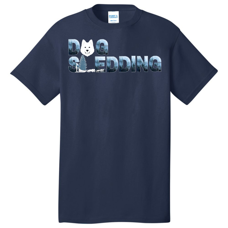 Dog Sledding Dog Pulling In Harness Alaskan Husky Mushing Basic T-shirt | Artistshot