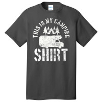 Camping Trailer Camper Van Mobile Home Caravan Motorhome Basic T-shirt | Artistshot