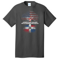 American Raised With Dominican Roots Republic Basic T-shirt | Artistshot